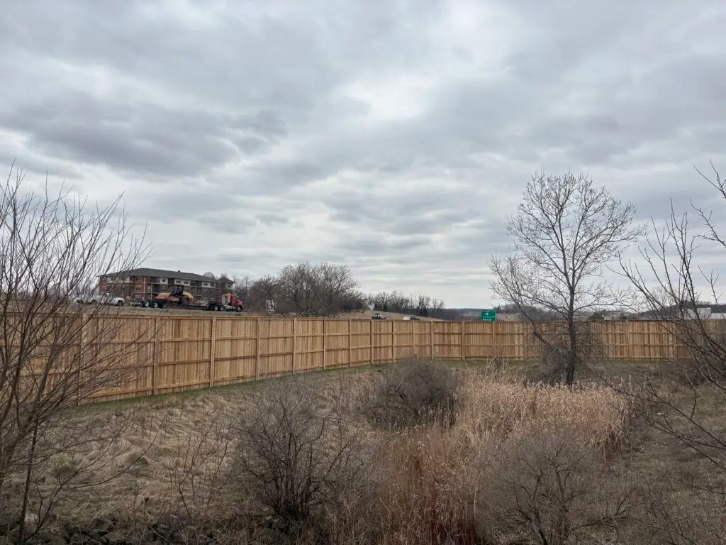 Cedar Fence Installation