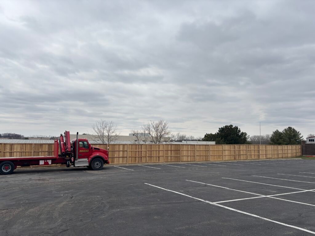 Cedar Fence Installation