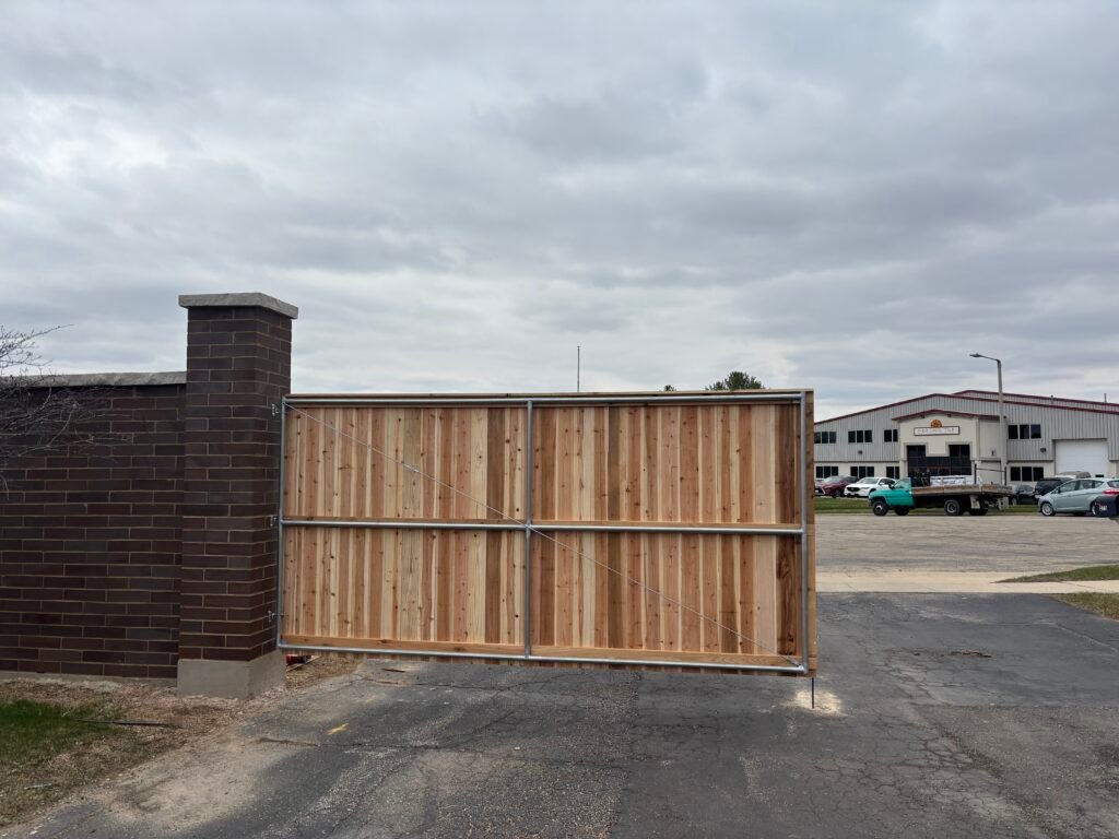 Cedar Fence Installation